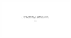 Desktop Screenshot of miramaresottomarina.it